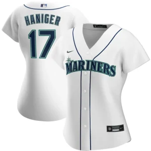 Women s Seattle Mariners Mitch Haniger Nike White Home Player Jersey