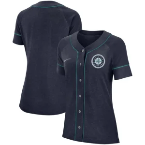 Women s Seattle Mariners Nike Navy Classic Baseball Jersey