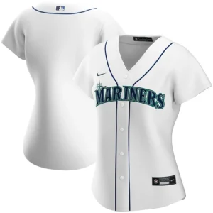 Women s Seattle Mariners Nike White Home Team Jersey