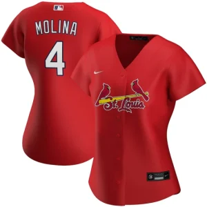 Women s St. Louis Cardinals Yadier Molina Nike Red Alternate Player Jersey