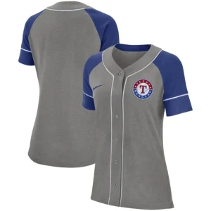 Women s Texas Rangers Nike Gray Classic Baseball Jersey