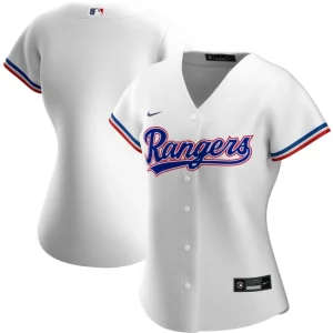 Women s Texas Rangers Nike White Home Team Jersey