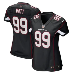 Womens Arizona Cardinals J.J. Watt Nike Black Alternate Game Jersey