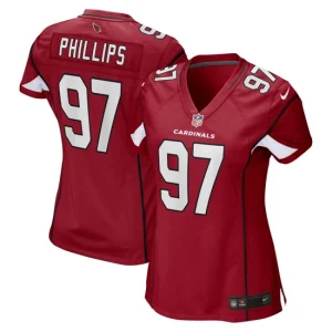 Womens Arizona Cardinals Jordan Phillips Nike Cardinal Game Jersey