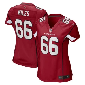 Womens Arizona Cardinals Joshua Miles Nike Cardinal Game Jersey