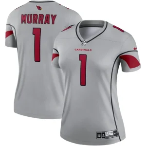 Womens Arizona Cardinals Kyler Murray Nike Gray Inverted Legend Jersey