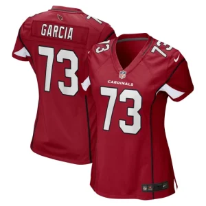 Womens Arizona Cardinals Max Garcia Nike Cardinal Game Jersey