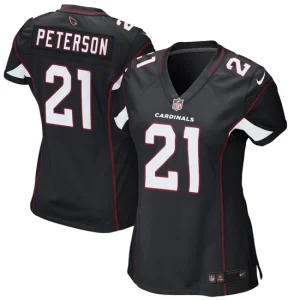 Womens Arizona Cardinals Patrick Peterson Nike Black Game Jersey