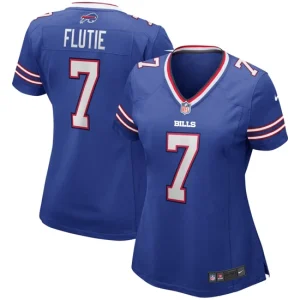 Womens Buffalo Bills Doug Flutie Nike Royal Game Retired Player Jersey