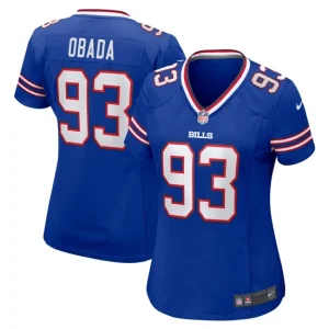 Womens Buffalo Bills Efe Obada Nike Royal Game Player Jersey