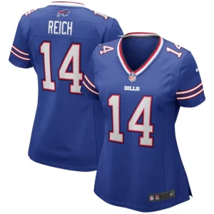 Womens Buffalo Bills Frank Reich Nike Royal Game Retired Player Jersey