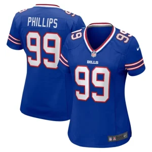 Womens Buffalo Bills Harrison Phillips Nike Royal Game Jersey