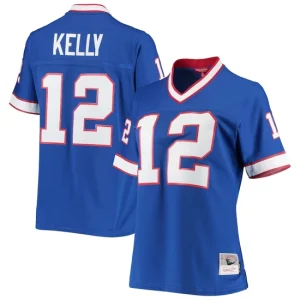 Womens Buffalo Bills Jim Kelly Mitchell & Ness Royal 1990 Legacy Jersey