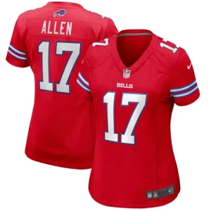 Womens Buffalo Bills Josh Allen Nike Red Alternate Game Jersey