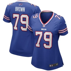 Womens Buffalo Bills Ruben Brown Nike Royal Game Retired Player Jersey