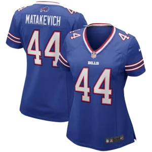 Womens Buffalo Bills Tyler Matakevich Nike Royal Player Game Jersey