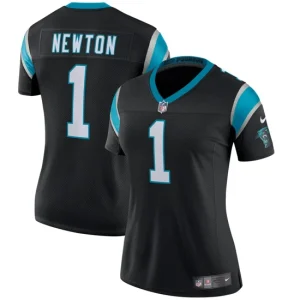 Womens Carolina Panthers Cam Newton Nike Black Classic Limited Player Jersey