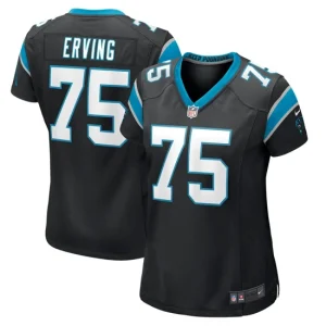 Womens Carolina Panthers Cameron Erving Nike Black Game Jersey