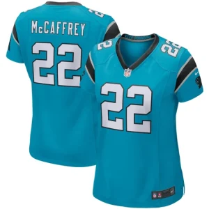 Womens Carolina Panthers Christian McCaffrey Nike Blue Game Jersey