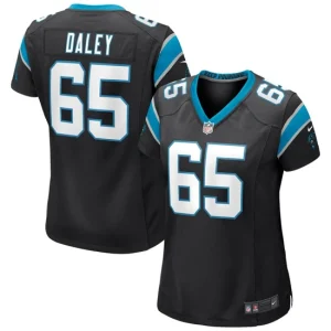 Womens Carolina Panthers Dennis Daley Nike Black Game Jersey