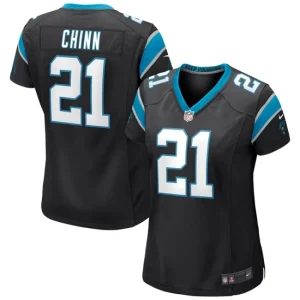 Womens Carolina Panthers Jeremy Chinn Nike Black Game Jersey