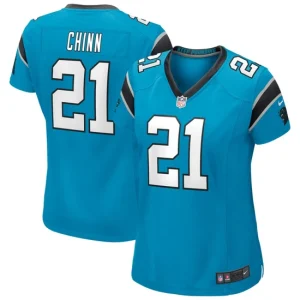 Womens Carolina Panthers Jeremy Chinn Nike Blue Game Jersey