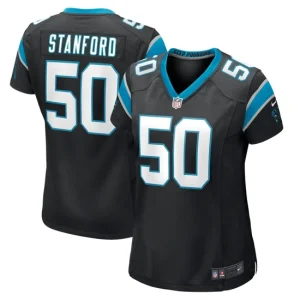 Womens Carolina Panthers Julian Stanford Nike Black Game Player Jersey