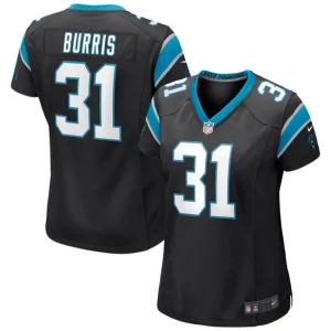 Womens Carolina Panthers Juston Burris Nike Black Game Jersey