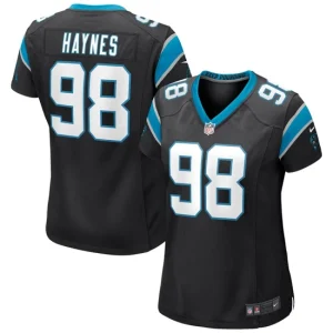 Womens Carolina Panthers Marquis Haynes Nike Black Game Jersey