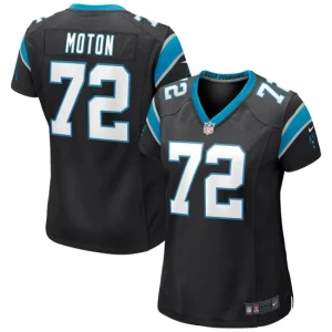 Womens Carolina Panthers Taylor Moton Nike Black Game Jersey