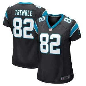 Womens Carolina Panthers Tommy Tremble Nike Black Game Jersey