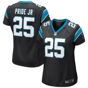 Womens Carolina Panthers Troy Pride Jr. Nike Black Game Jersey