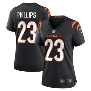 Womens Cincinnati Bengals Darius Phillips Nike Black Game Jersey