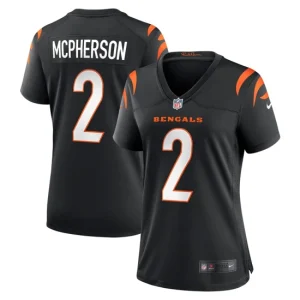 Womens Cincinnati Bengals Evan McPherson Nike Black Game Jersey