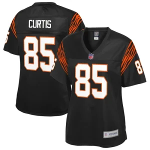 Womens Cincinnati Bengals Isaac Curtis NFL Pro Line Black Retired Player Jersey