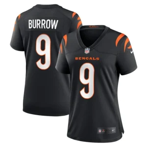 Womens Cincinnati Bengals Joe Burrow Nike Black Game Jersey