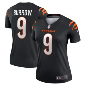 Womens Cincinnati Bengals Joe Burrow Nike Black Legend Jersey