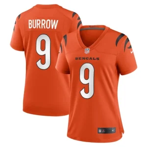 Womens Cincinnati Bengals Joe Burrow Nike Orange Alternate Game Jersey