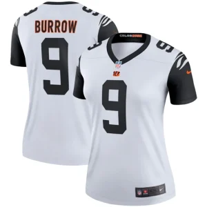 Womens Cincinnati Bengals Joe Burrow Nike White 2nd Alternate Legend Jersey