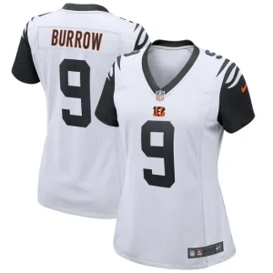 Womens Cincinnati Bengals Joe Burrow Nike White Alternate Game Jersey