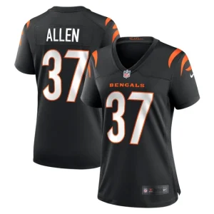 Womens Cincinnati Bengals Ricardo Allen Nike Black Game Jersey