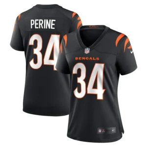 Womens Cincinnati Bengals Samaje Perine Nike Black Game Jersey