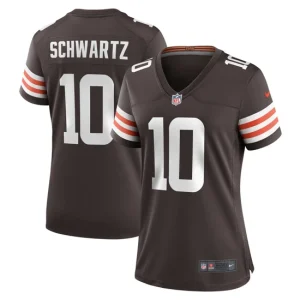 Womens Cleveland Browns Anthony Schwartz Nike Brown Game Jersey