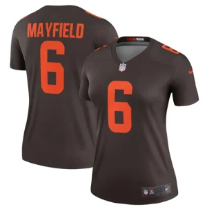 Womens Cleveland Browns Baker Mayfield Nike Brown Alternate Legend Jersey