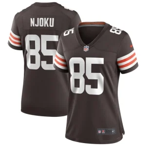 Womens Cleveland Browns David Njoku Nike Brown Player Game Jersey