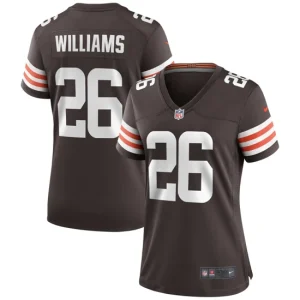 Womens Cleveland Browns Greedy Williams Nike Brown Game Jersey