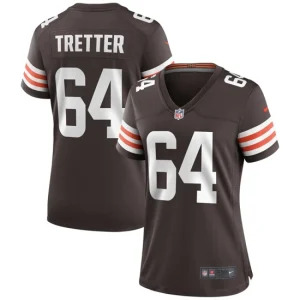 Womens Cleveland Browns J.C. Tretter Nike Brown Game Jersey