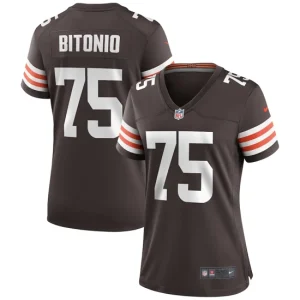 Womens Cleveland Browns Joel Bitonio Nike Brown Game Jersey