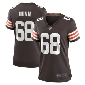 Womens Cleveland Browns Michael Dunn Nike Brown Game Jersey