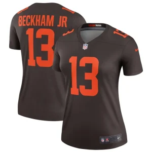 Womens Cleveland Browns Odell Beckham Jr. Nike Brown Alternate Legend Jersey